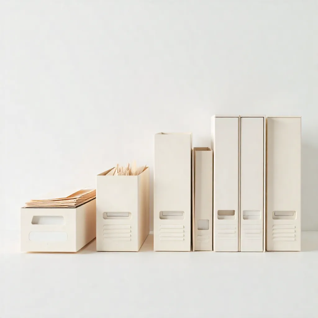 Home mail filing and storage solution